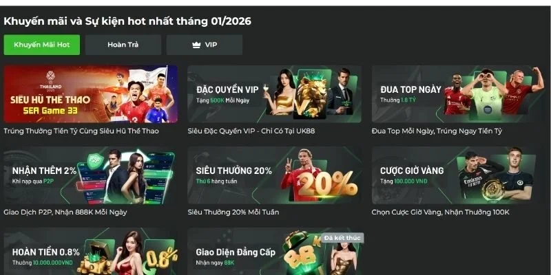 UK88 - Khám phá nhà cái hội tụ cá cược & Trò chơi online 5 UK88 mang đến giải trí trực tuyến linh hoạt trên PC và mobile