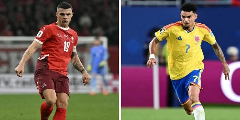 Soi Kèo Thụy Sĩ Vs Colombia 3h00 Ngày 08/07 Vòng 16 Đội World Cup 2026 4 Dự đoán đội hình ra trận trong màn đối đầu giữa Thụy Sĩ vs Colombia